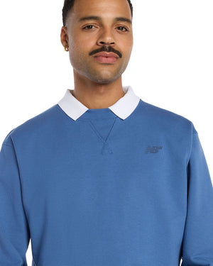 New Balance Numeric French Terry Crewneck - Magic Blue - -
