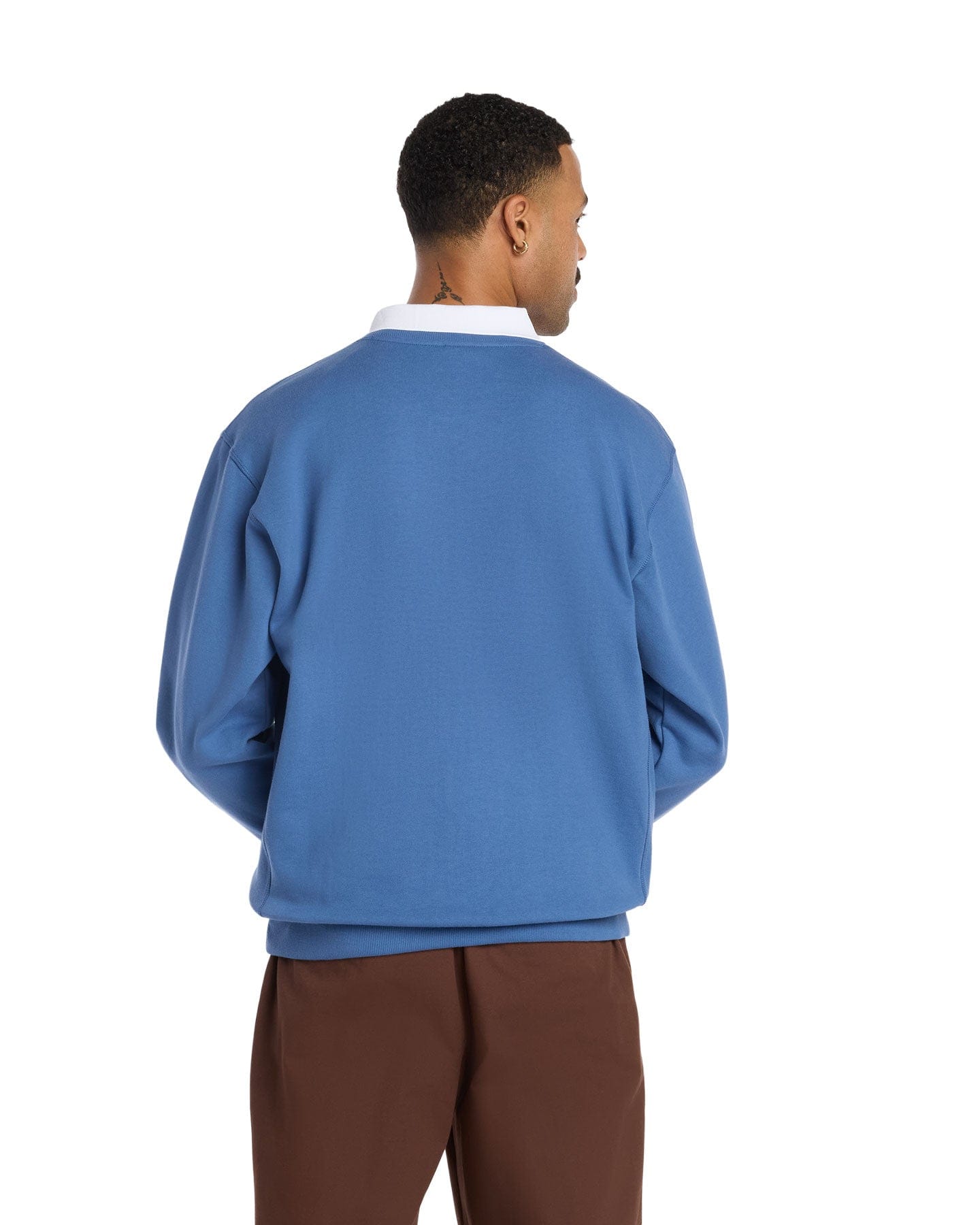 New Balance Numeric French Terry Crewneck - Magic Blue - -