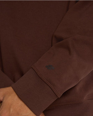 New Balance Numeric French Terry Crewneck - Pumpernickel - -