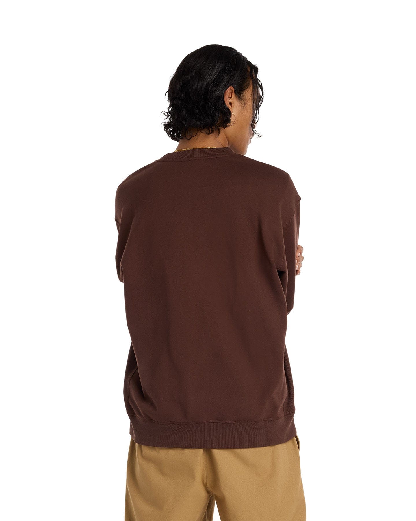 New Balance Numeric French Terry Crewneck - Pumpernickel - -