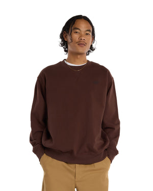 New Balance Numeric French Terry Crewneck - Pumpernickel - -