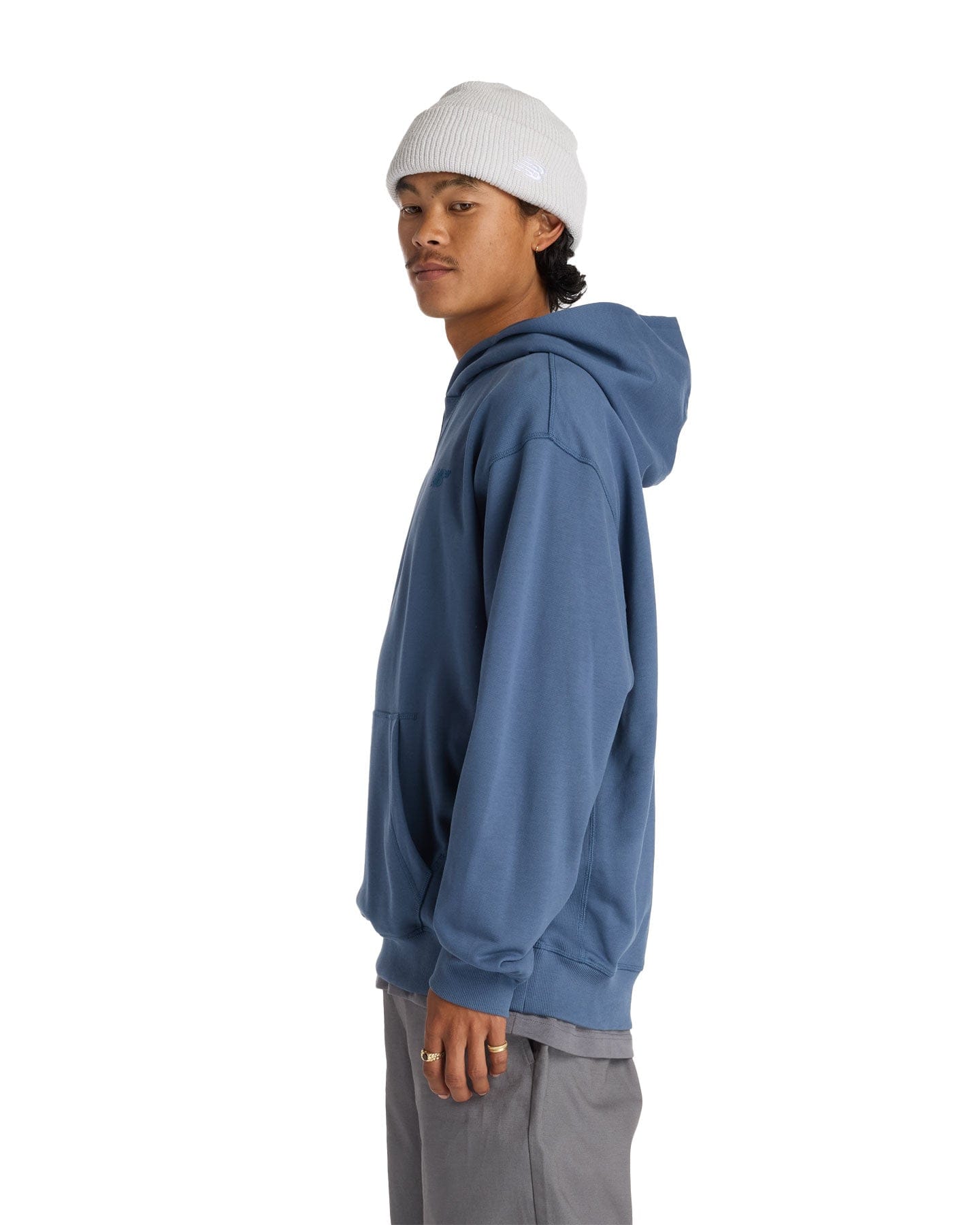 New Balance Numeric French Terry Hoodie - Vintage Indigo - -