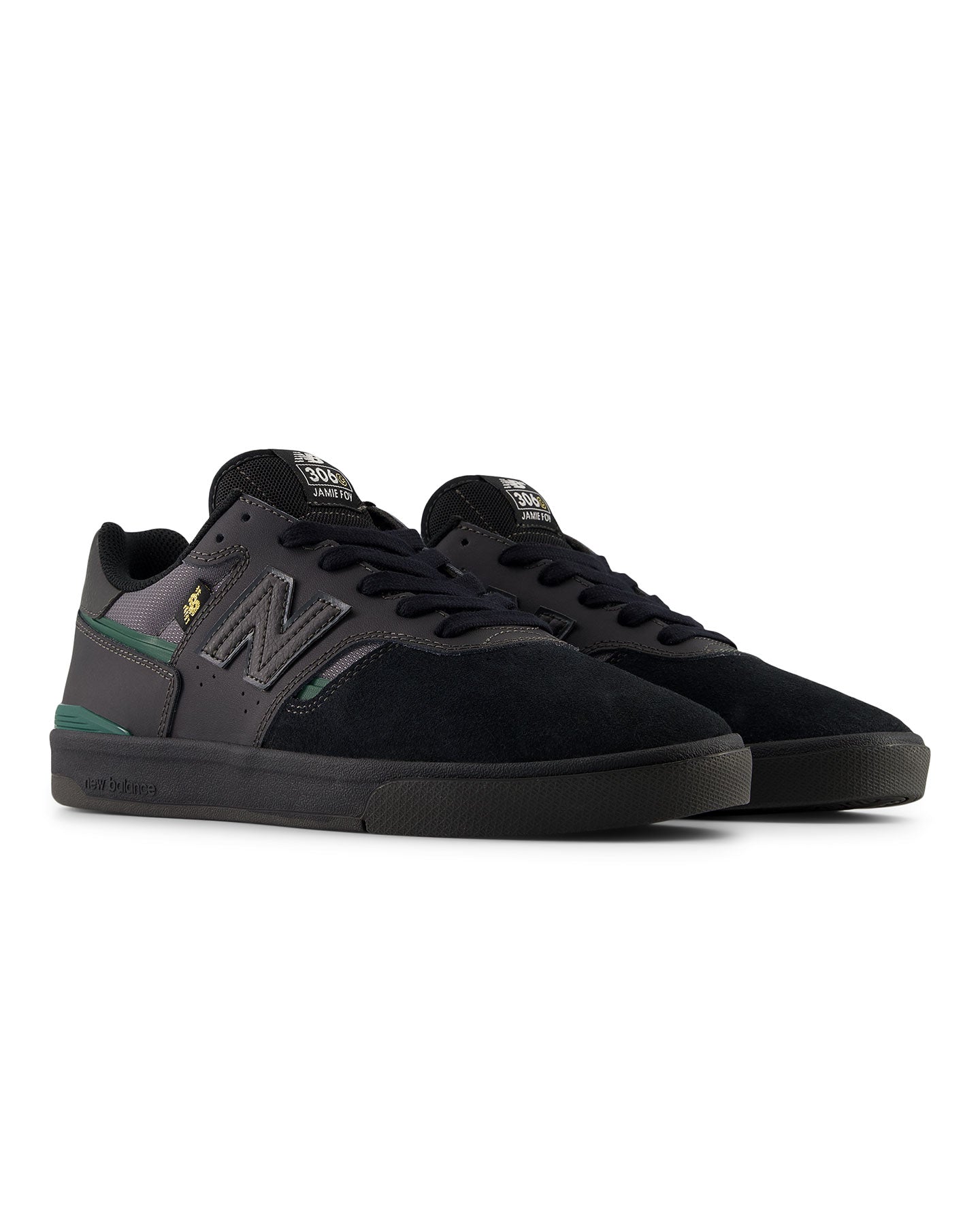 New Balance Numeric Jamie Foy 306 Cup - Black / Nightwatch Green - -