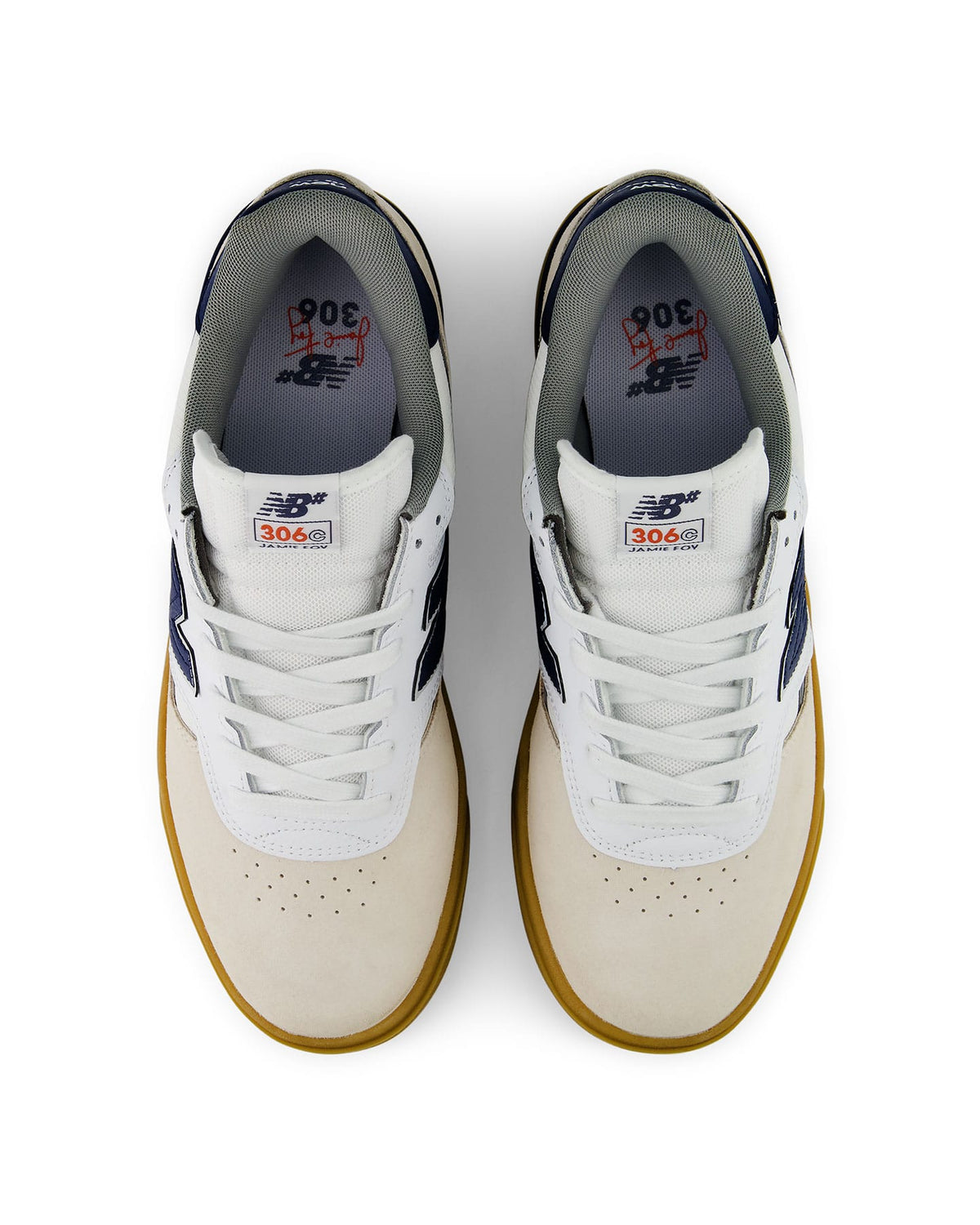 New Balance Numeric Jamie Foy 306 Cup - White / Blue - -