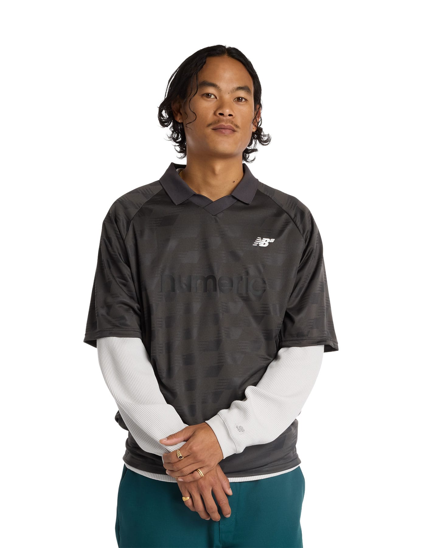 New Balance Numeric Jersey - Faded Black - -