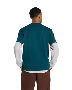 New Balance Numeric Linear Logo Tee - Medusa Green - -