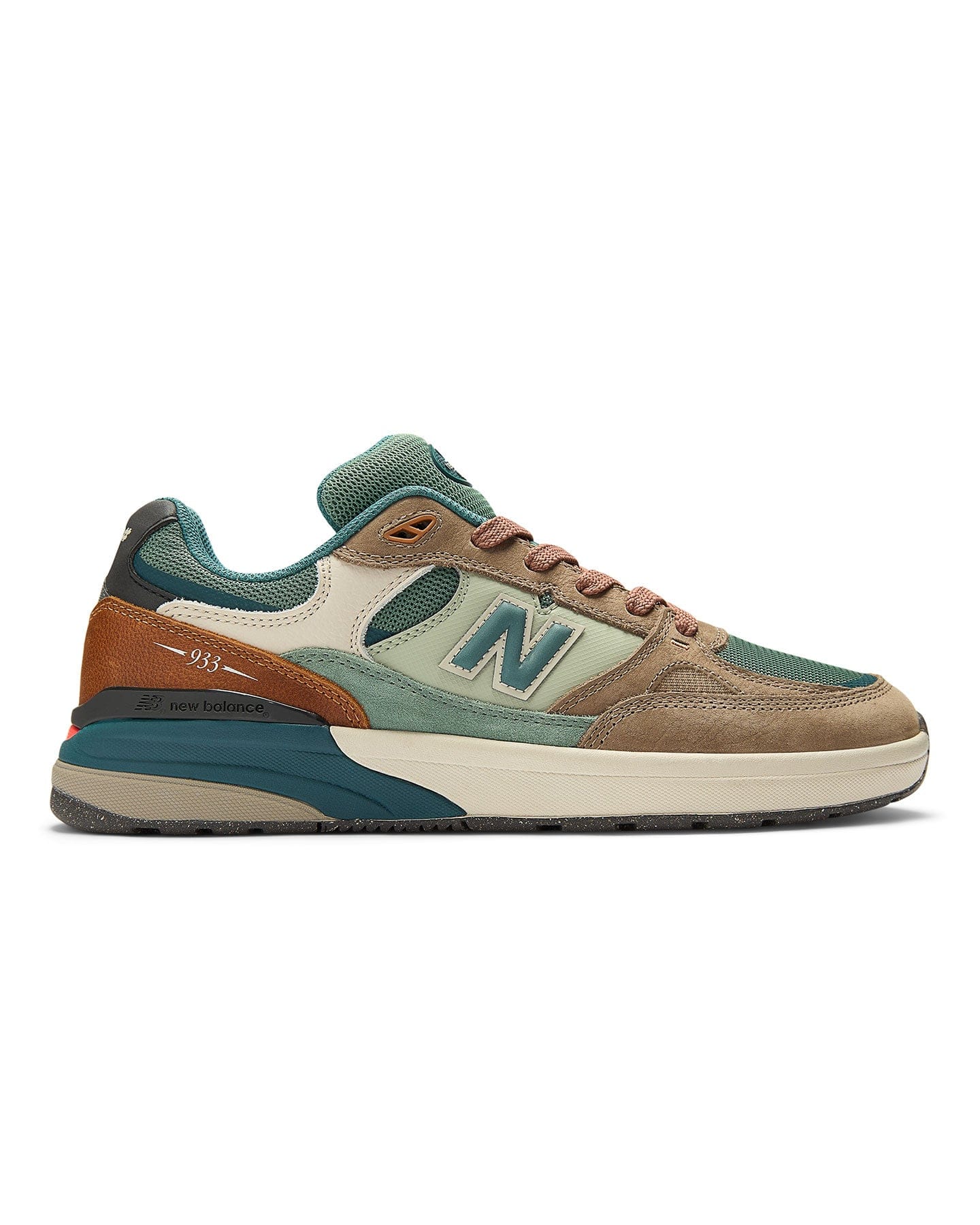 New Balance Numeric Reynolds 933 - Brown / Green - -