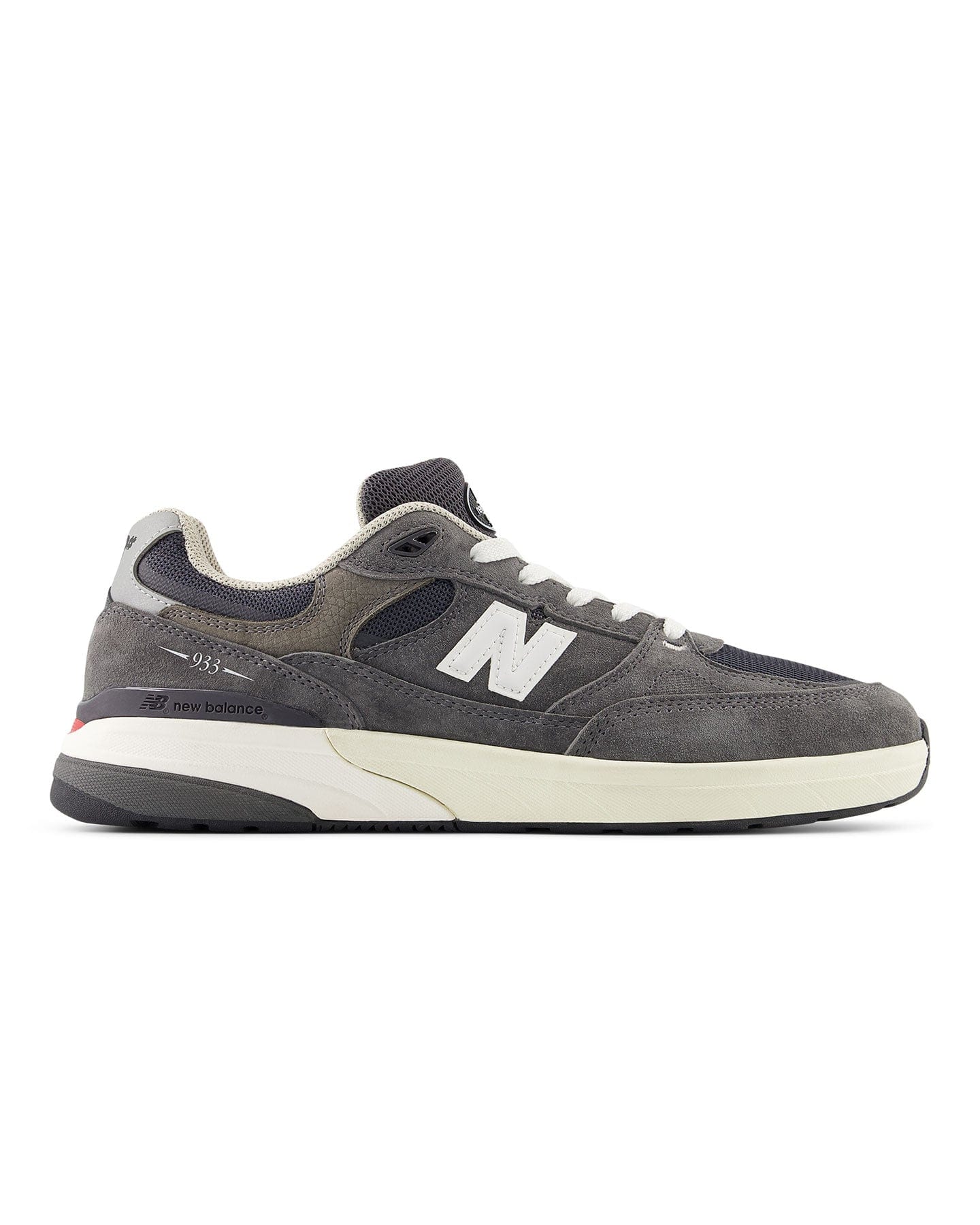 New Balance Numeric Reynolds 933 - Grey / White - NM933GDY - 197968038302
