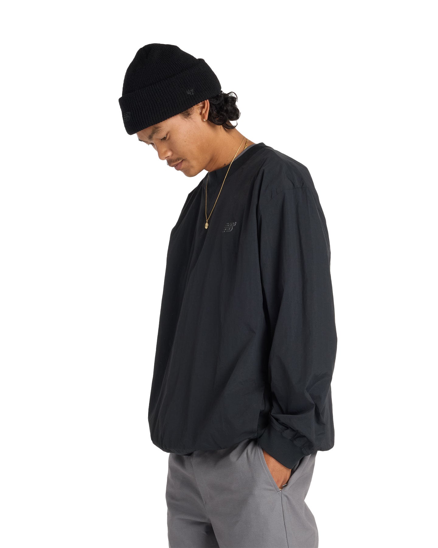 New Balance Numeric Woven Crew - Black - -