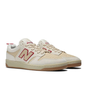 New Balance Numeric x Chocolate 480 - White / Red - -