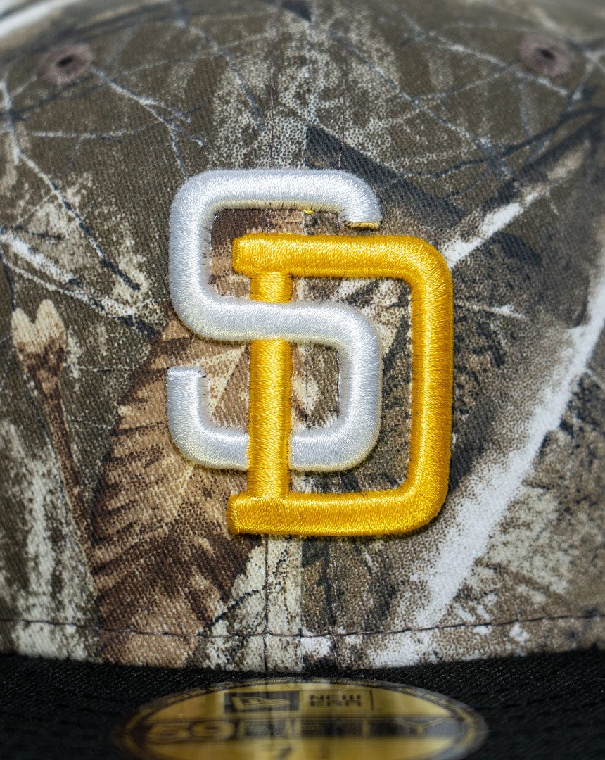 New Era 59Fifty Padres "SD" '78 All Star Side Patch - Real Tree Camo / Black - -