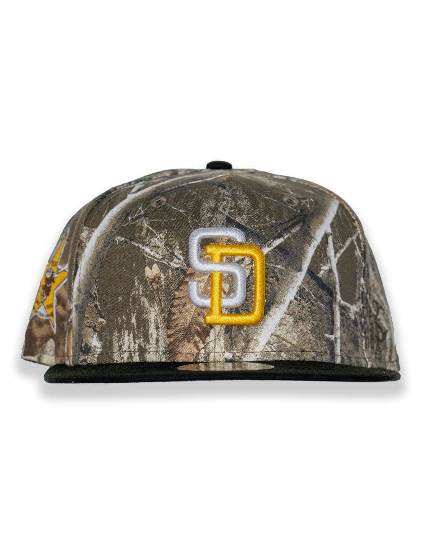 New Era 59Fifty Padres "SD" '78 All Star Side Patch - Real Tree Camo / Black - 5950SADPADCORTC - 198752843678