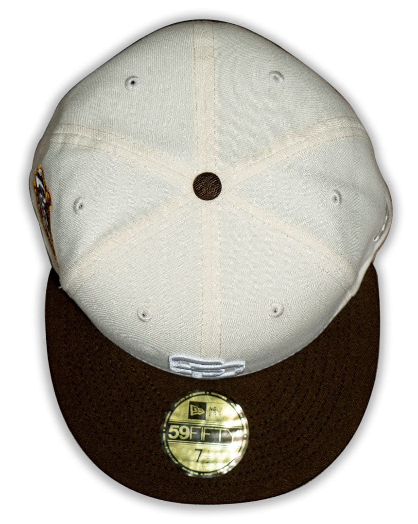 New Era 59Fifty Padres "SD" Est 1969 Side Patch - Chrome / Walnut / Gray UV - -