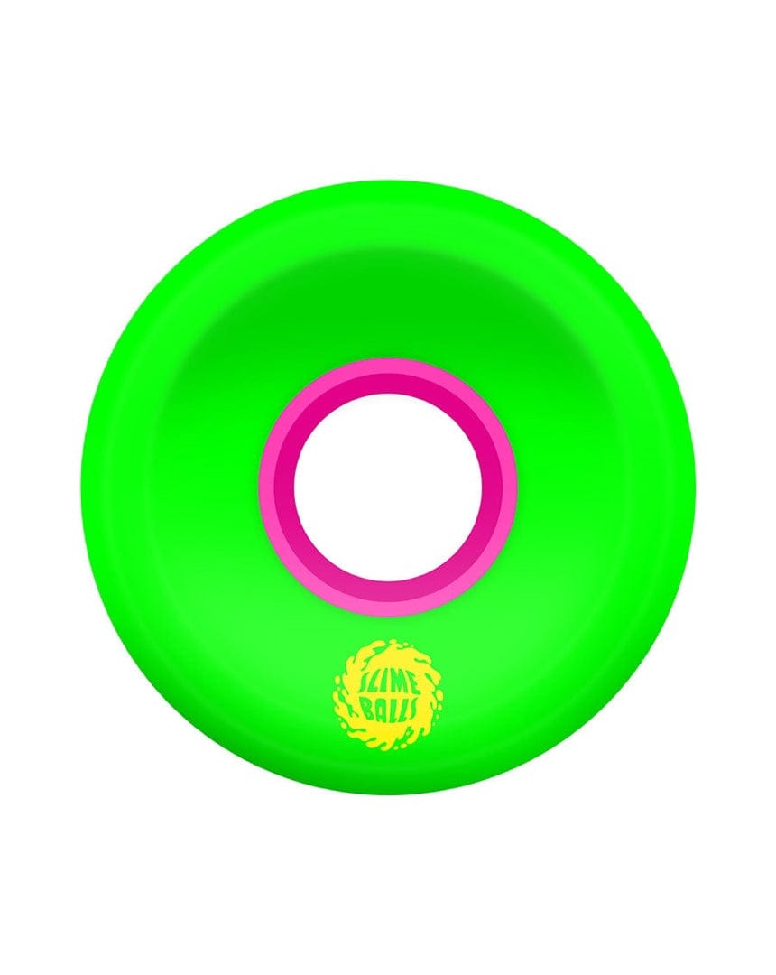 NHS Cruiser Wheels Slime Balls Mini OG Slime Green / Pink 78a Cruiser Wheels - 54.5mm