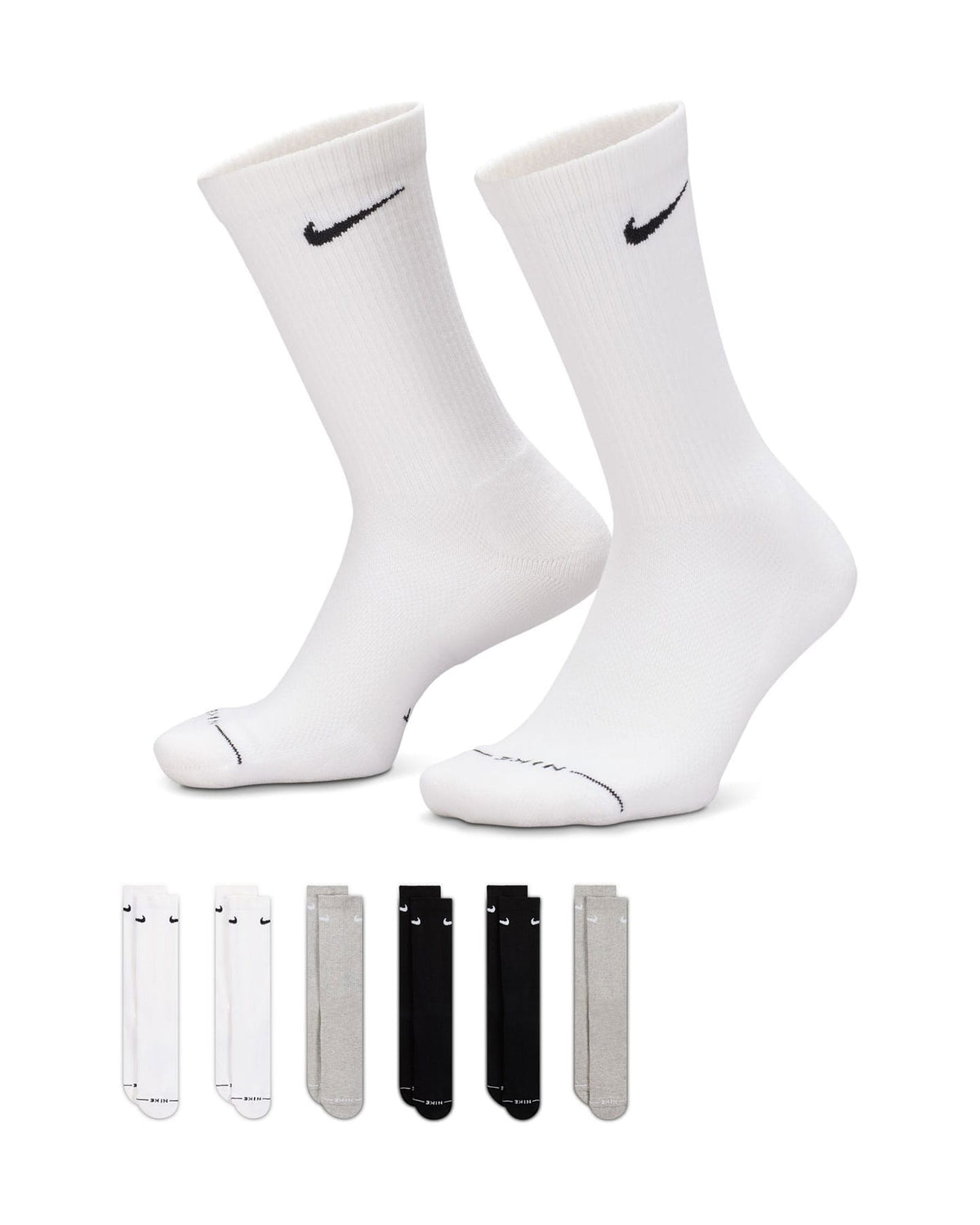Nike Everyday Elevated Crew 6 Pack - Multicolor - HQ8021 903 - 198729034397