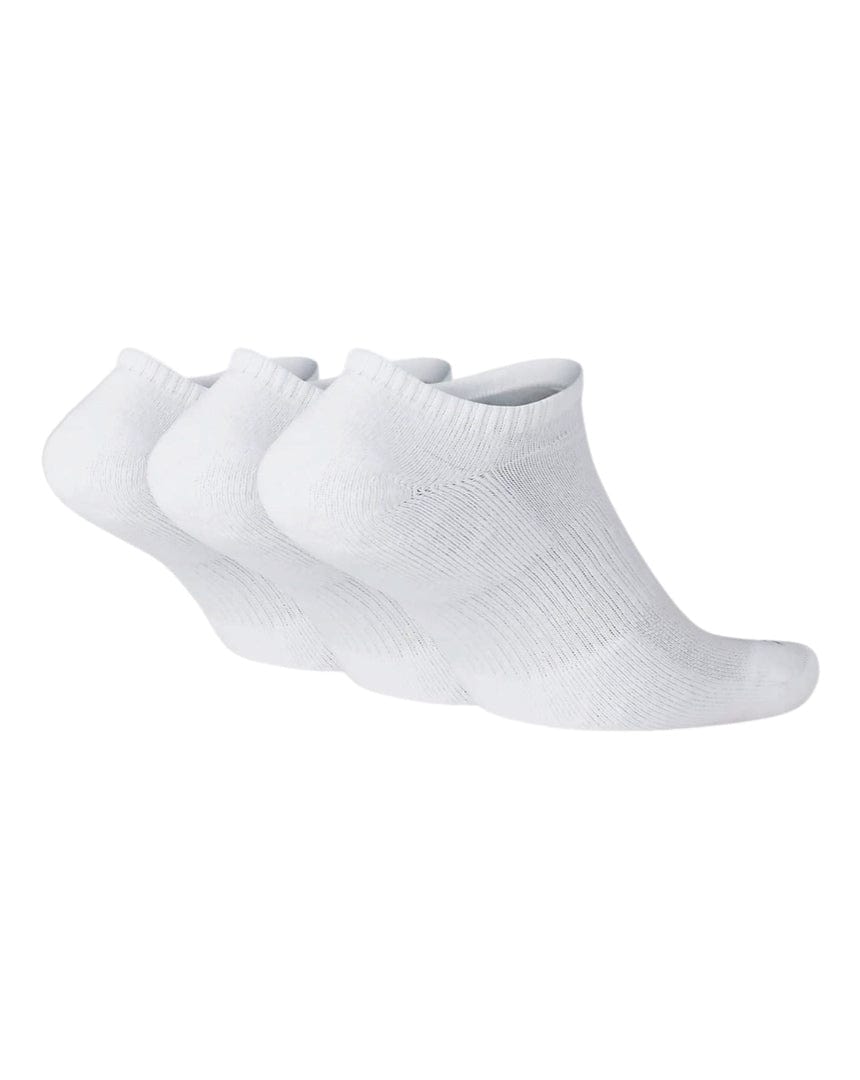 Nike Everyday Plus Cushioned No Show 3 Pack Socks - White - -