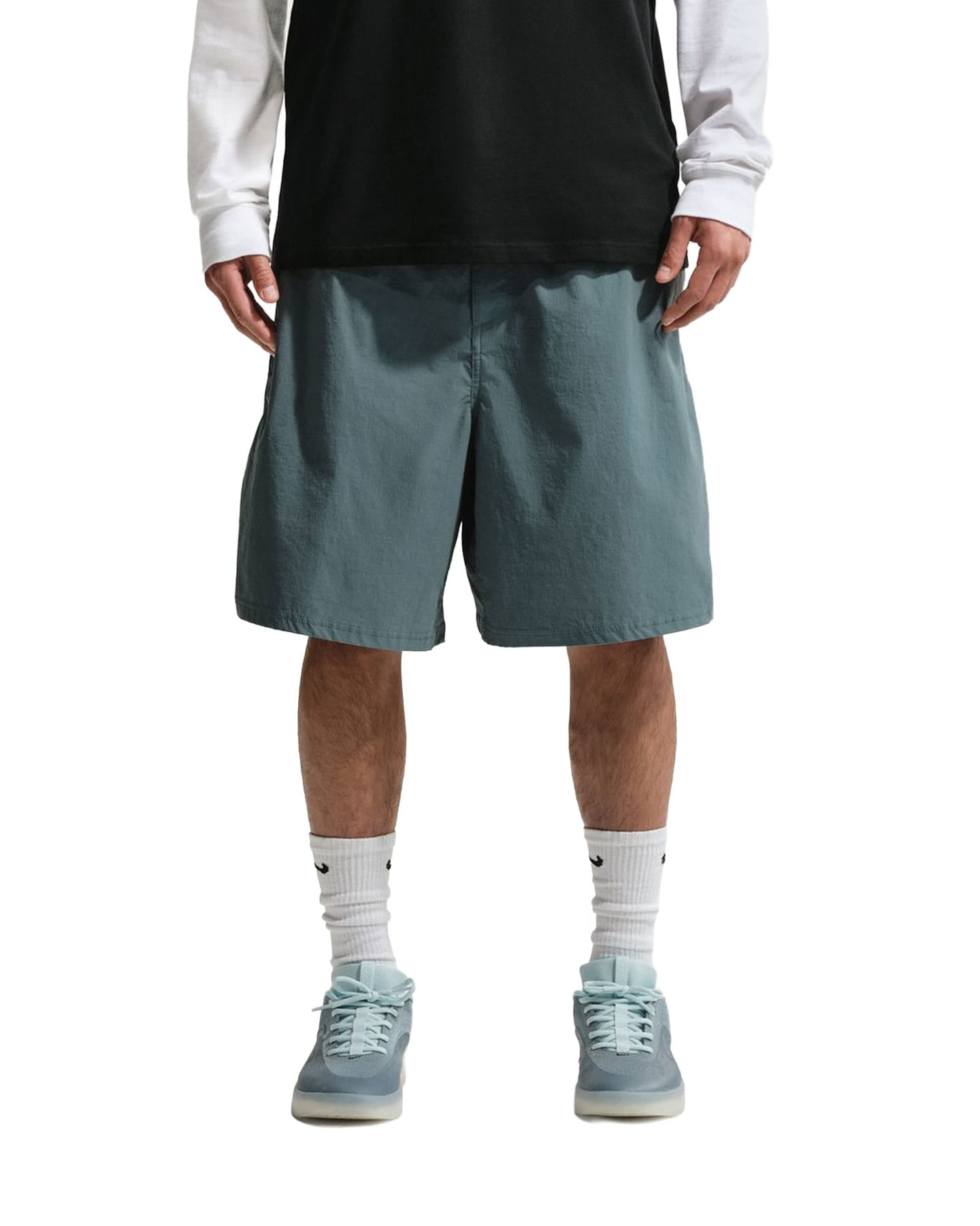 Nike SB 9er Shorts - Mineral Slate / White - -