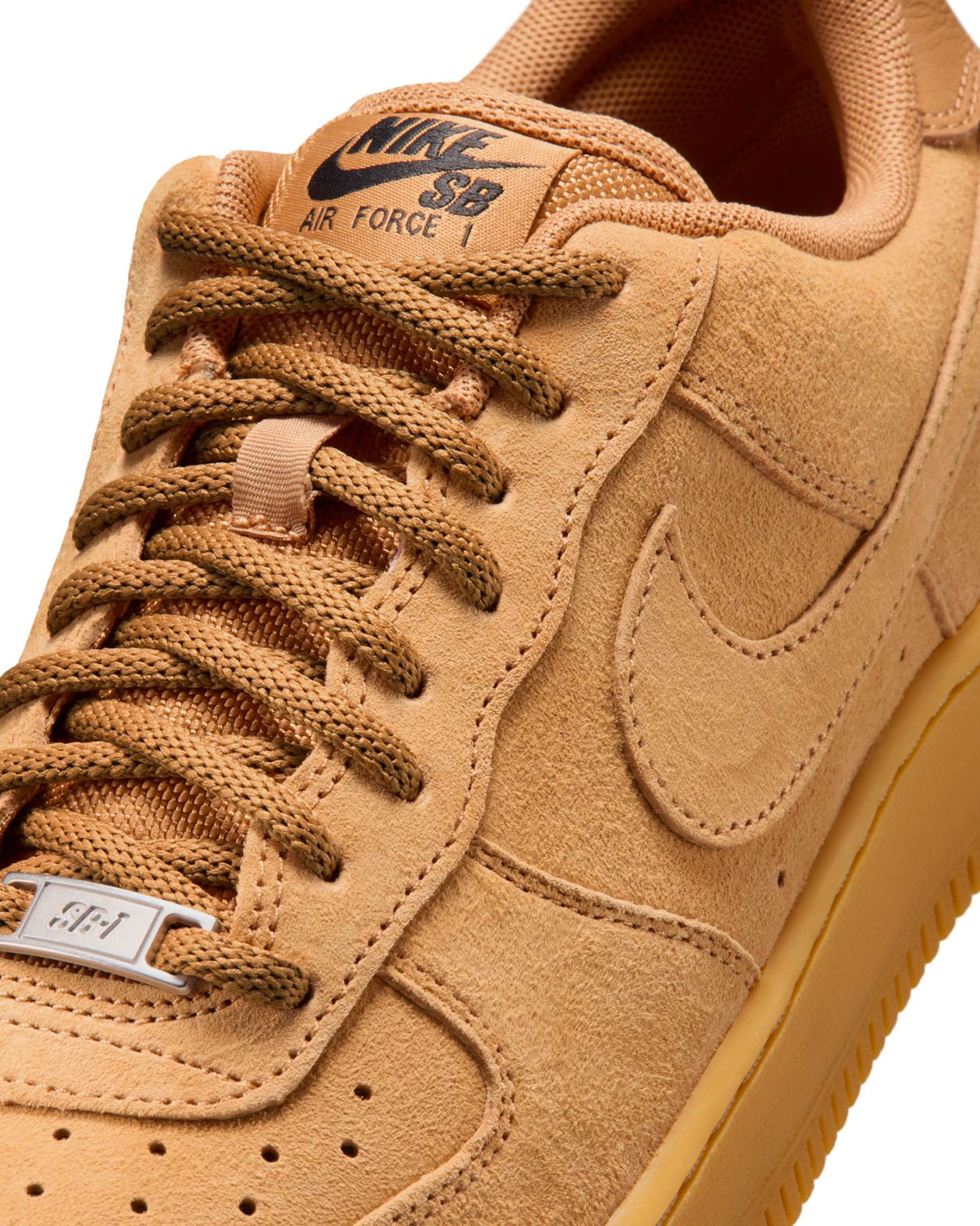 Nike SB Air Force 1 - Flax / Flax - Black - Gum - Light Brown - -