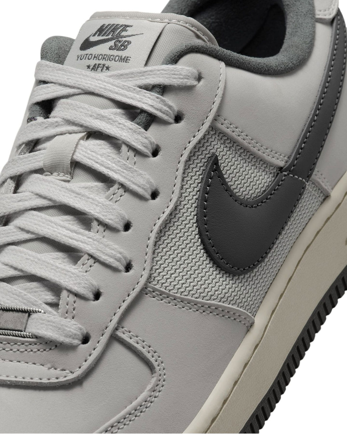 Nike SB Air Force 1 Low Yuto - White / Iron Grey - White - Coconut Milk - -
