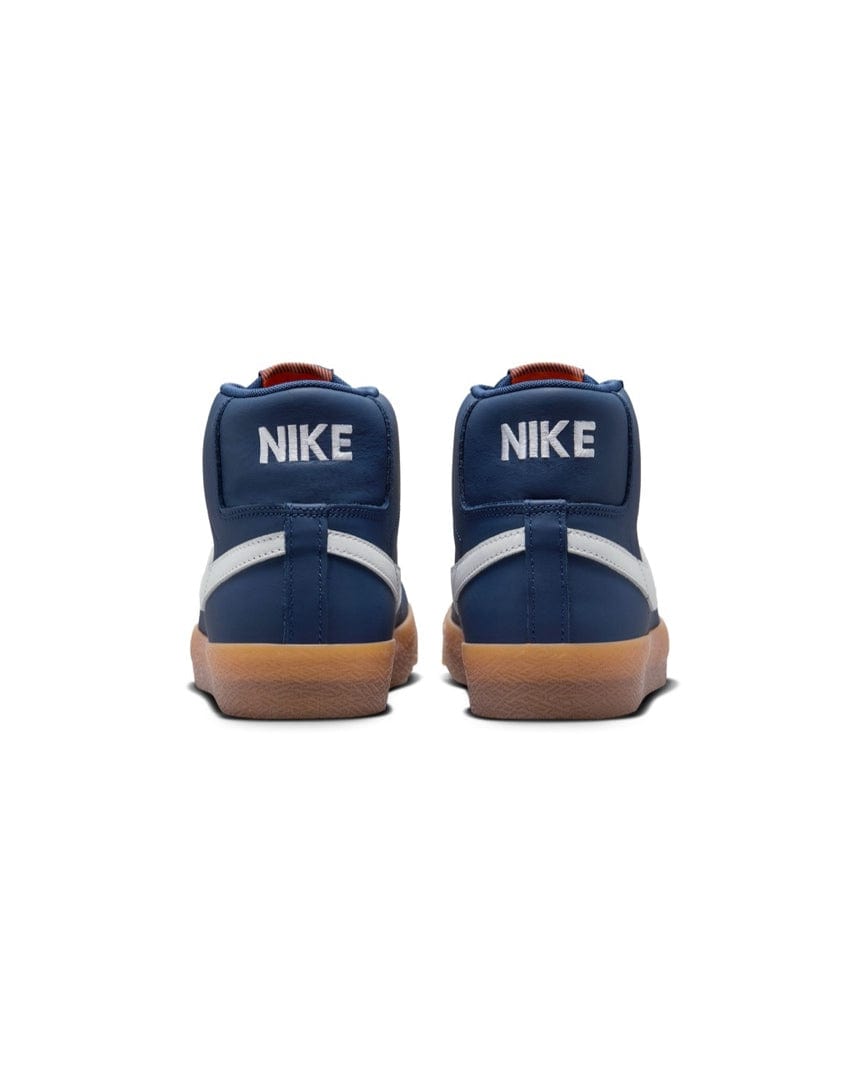 Nike SB Blazer Mid ISO - Navy / White / Gum - -