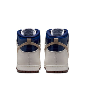 Nike SB Dunk High Pro x Beyond Store - White / Ivory - Sand Dune - Blue Void - -