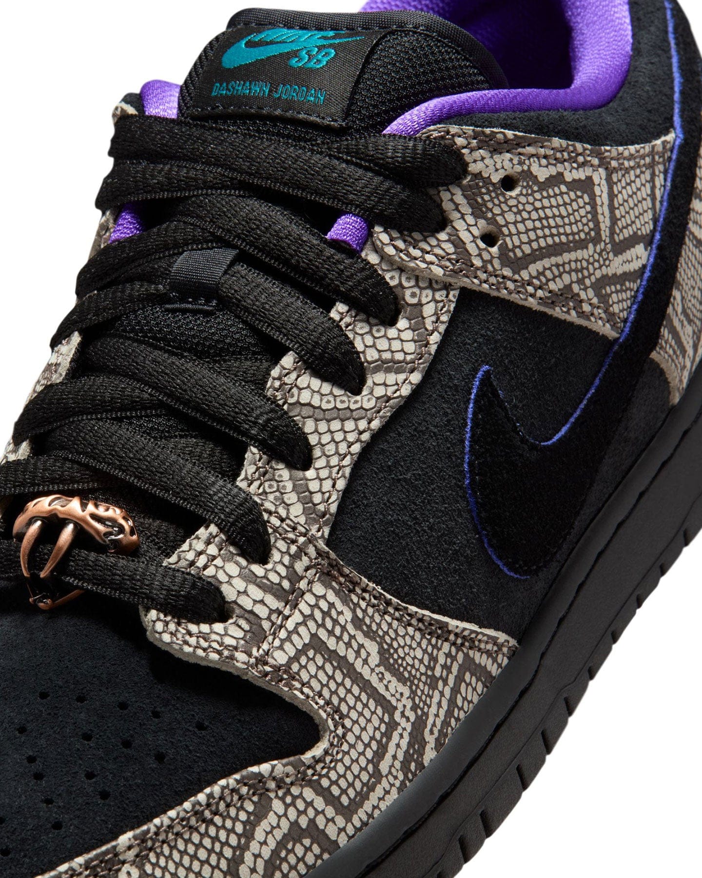 Nike SB Dunk Low Dashawn Jordan - Snake Skin / Black / Fierce Purple - -