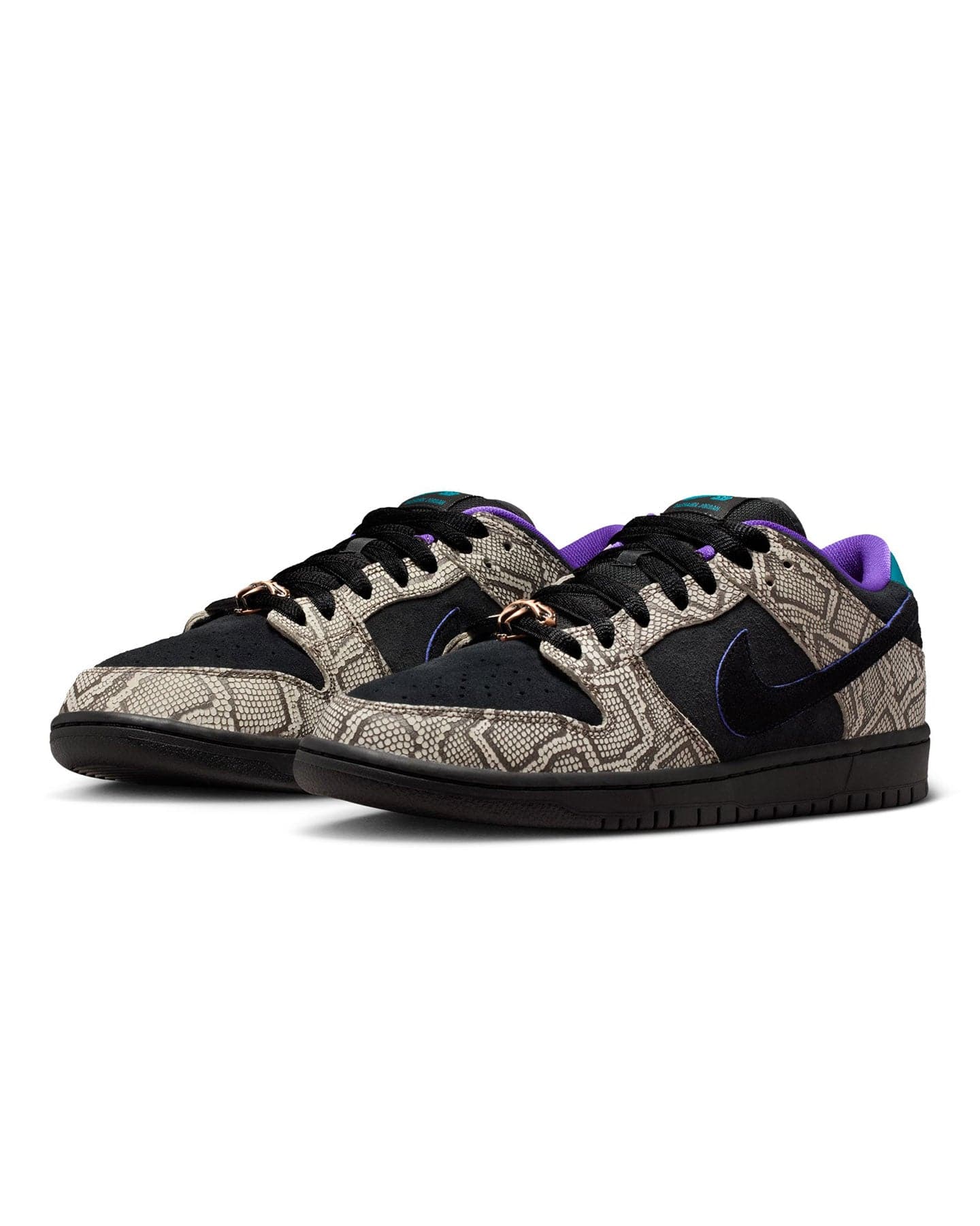 Nike SB Dunk Low Dashawn Jordan - Snake Skin / Black / Fierce Purple - -