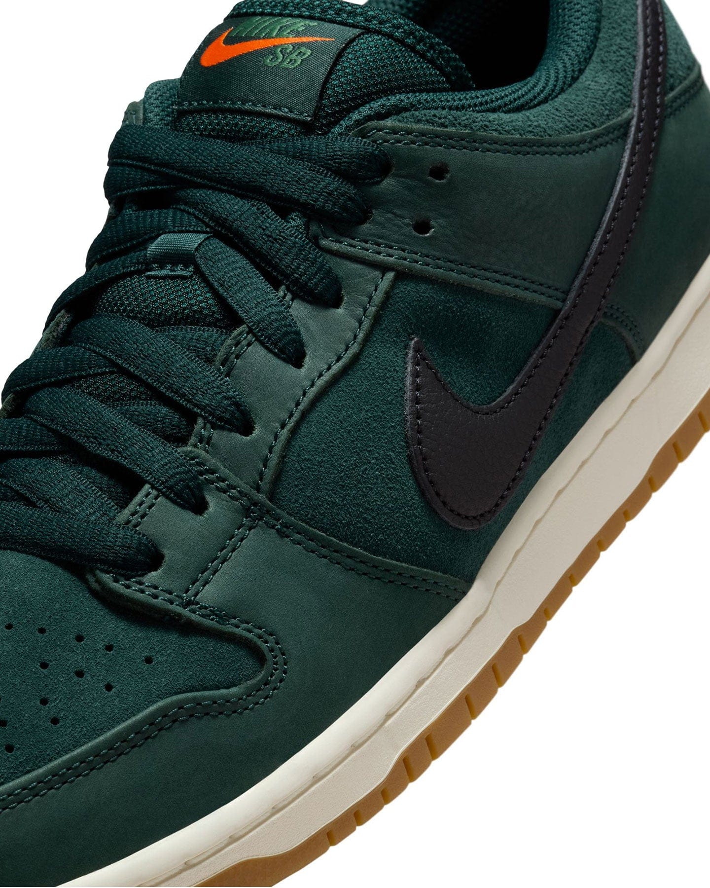 Nike SB Dunk Low Pro ISO - Deep Fir / Black - Fir - Sail - -