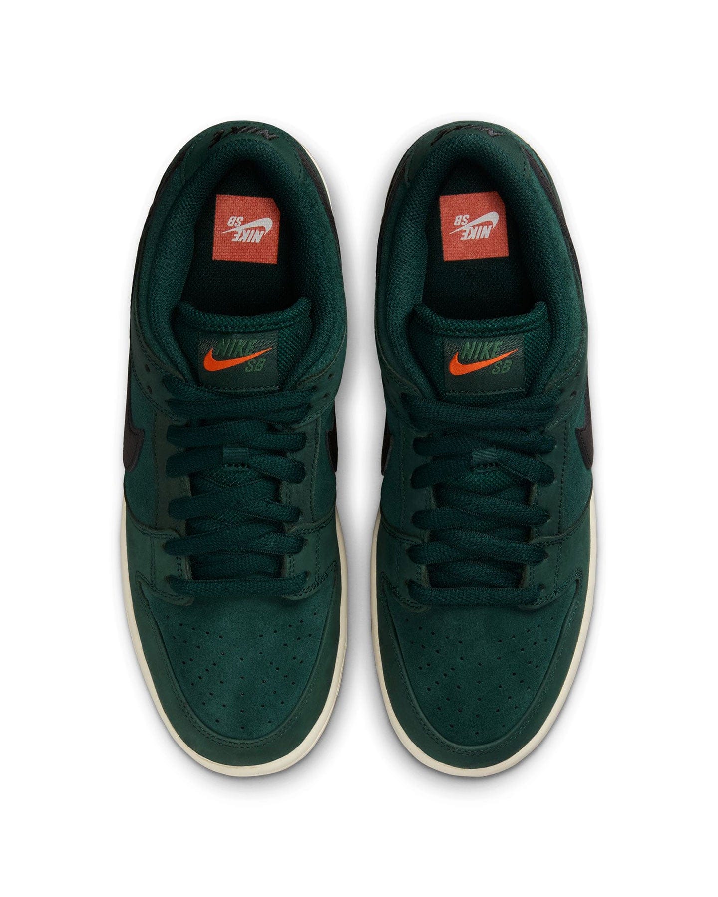Nike SB Dunk Low Pro ISO - Deep Fir / Black - Fir - Sail - -