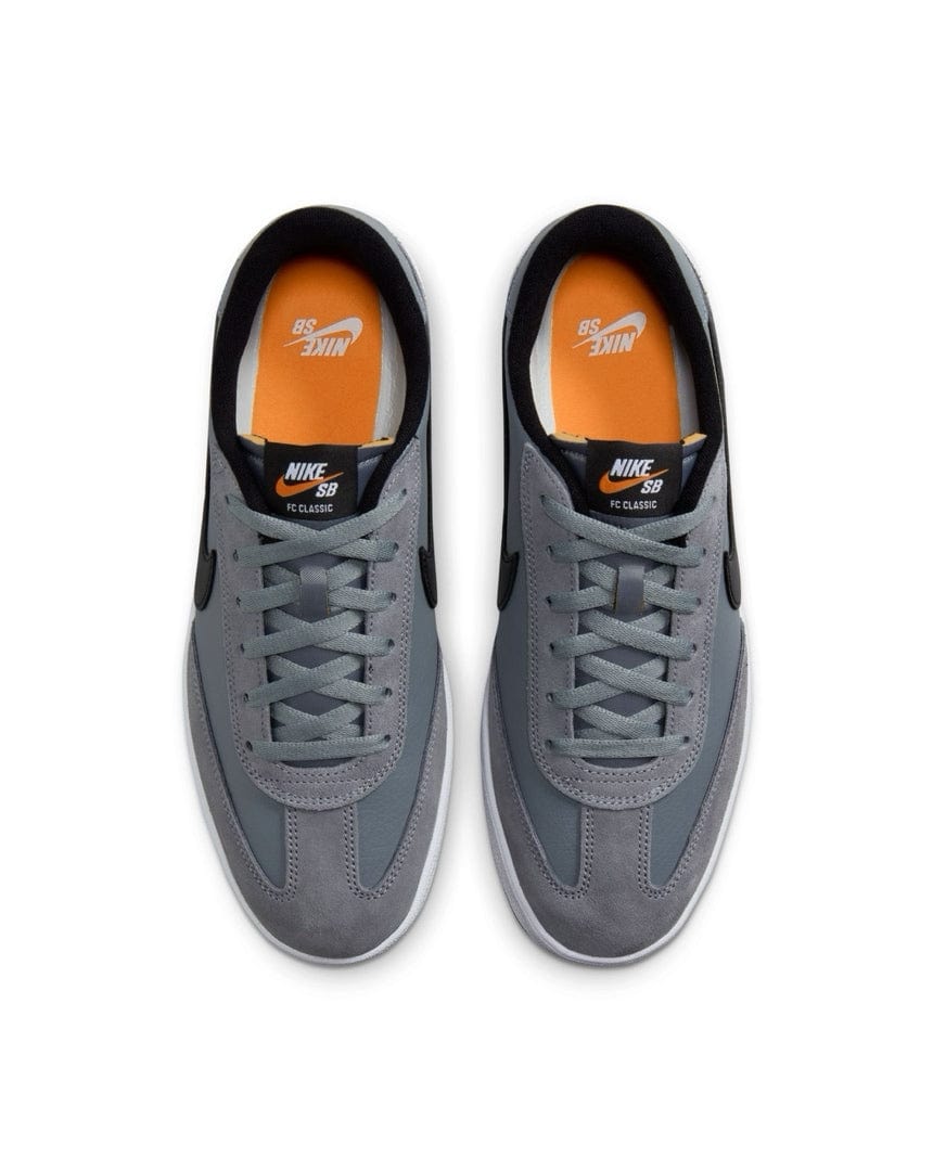 Nike SB FC Classic - Cool Grey / Black - White - Vivid Orange - -