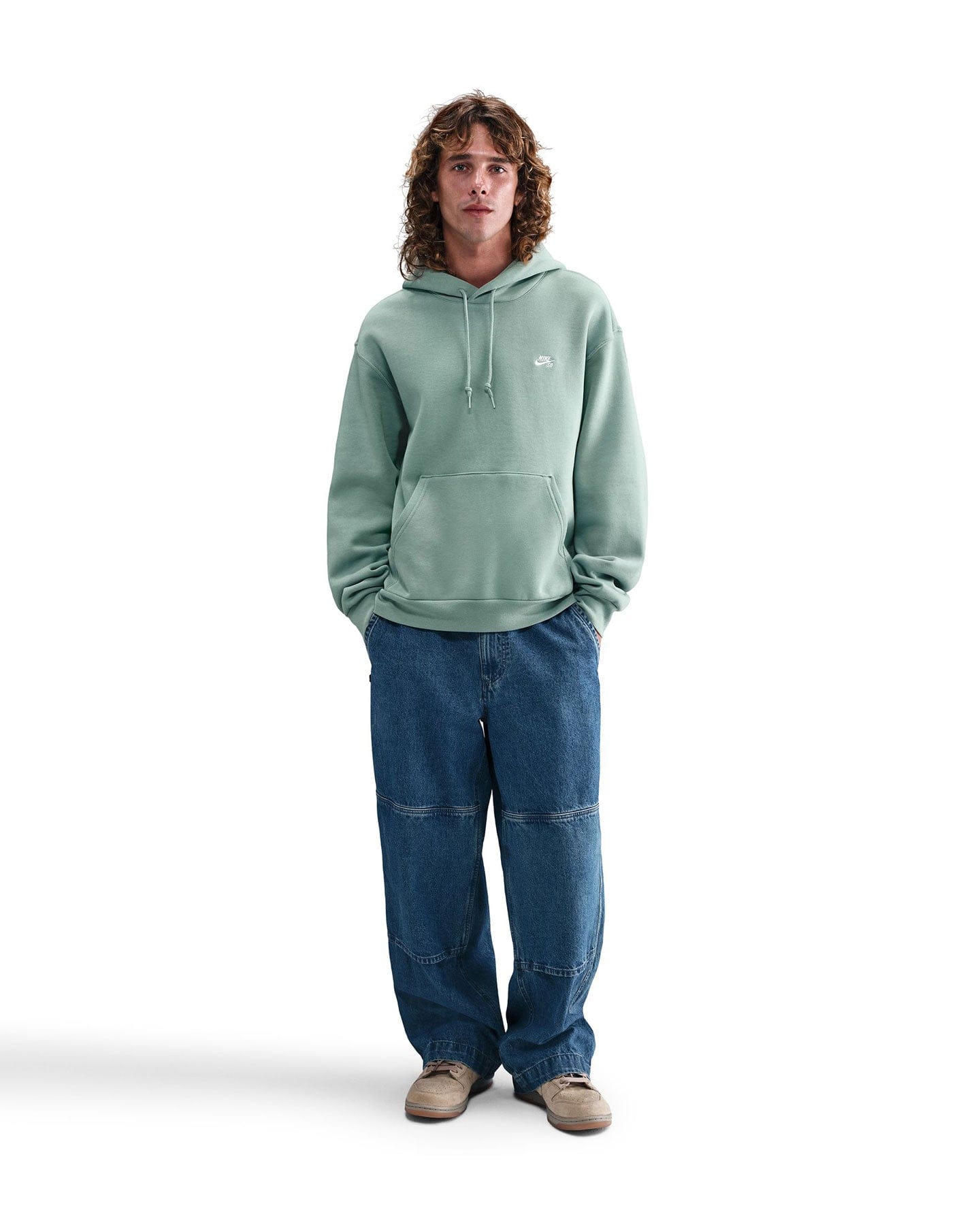 Nike SB Fleece Pullover Hoodie - Cannon / White - -