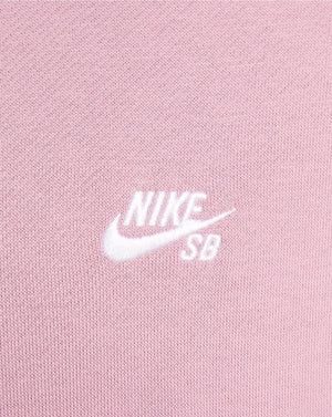 Nike SB Fleece Pullover Hoodie Essential Logo - Plum Dust / White - -