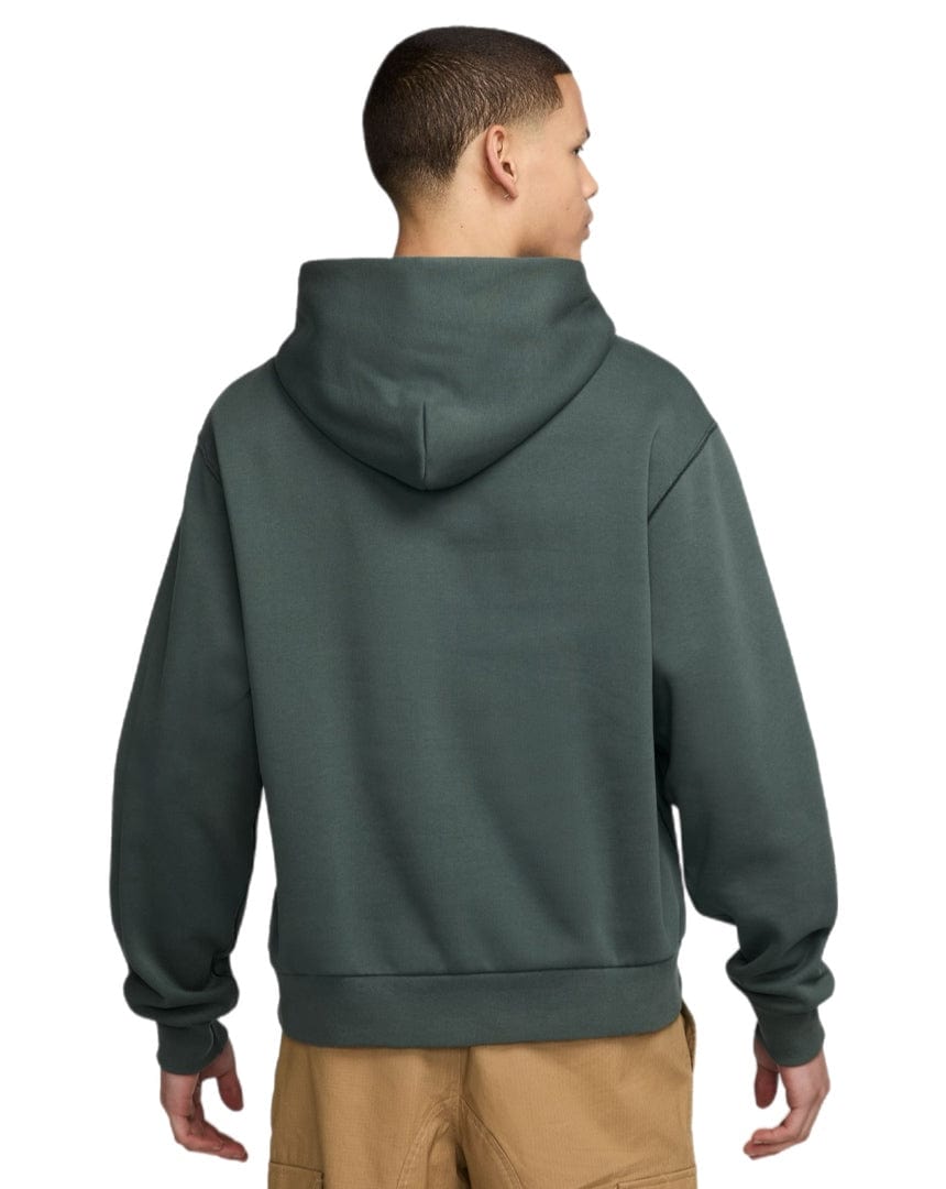 Nike SB Fleece Pullover Hoodie Essential Logo - Vintage Green / White - -