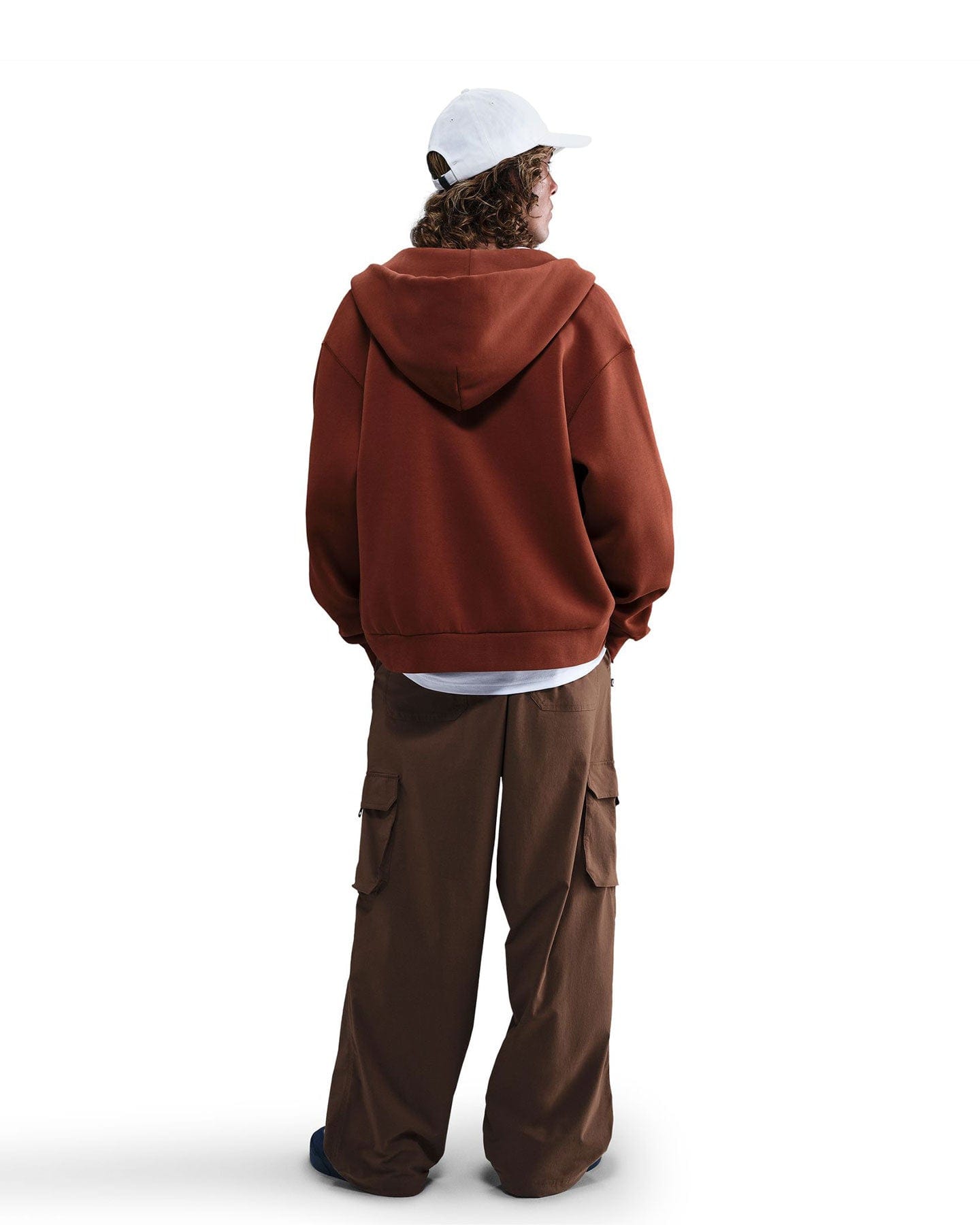 Nike SB Full-Zip Fleece Skate Hoodie - Cinnamon / White - -