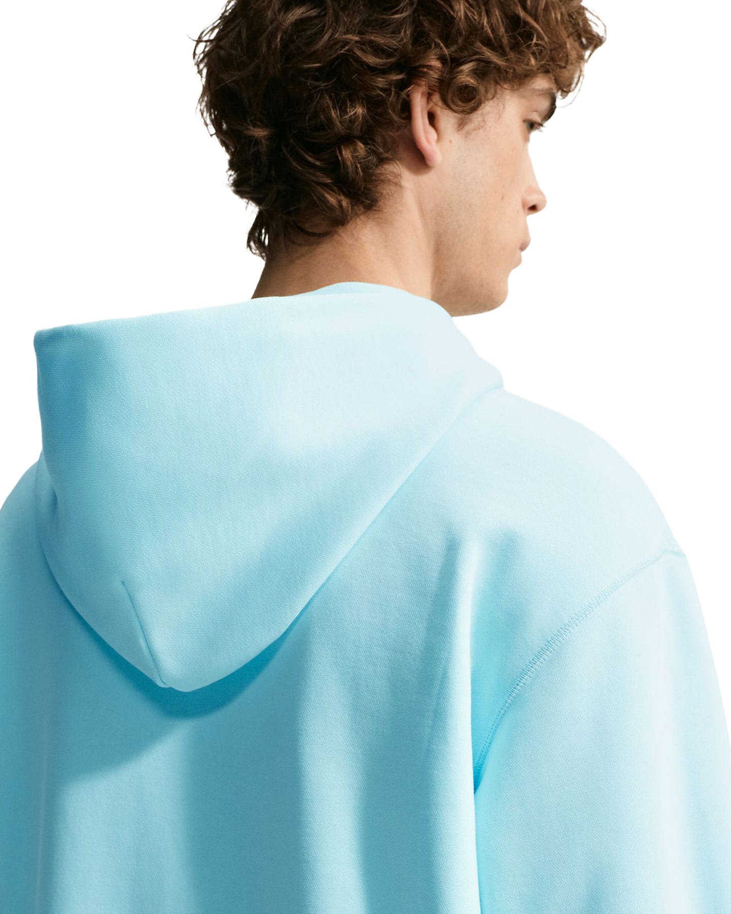 Nike SB Full-Zip Fleece Skate Hoodie - Glacier Blue / White - -