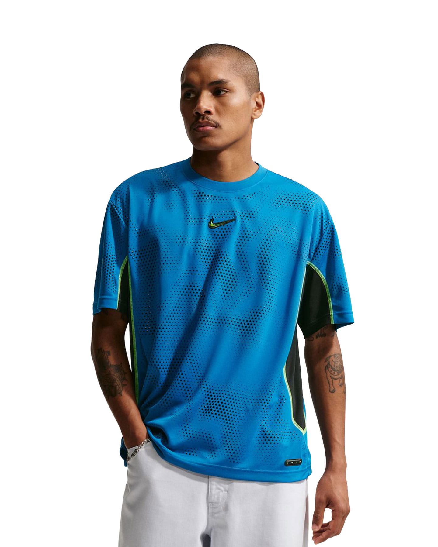 Nike SB Ishod Jersey Top - Brilliant Blue / Black - -