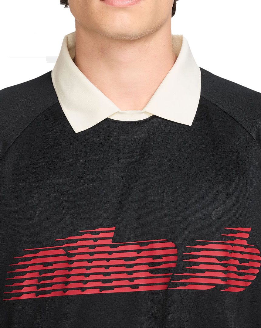 Nike SB Jacquard Skate Jersey - Black / Sail - -