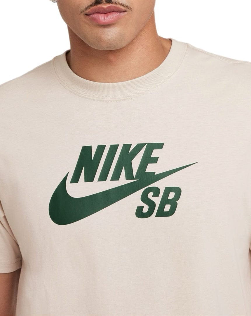 Nike SB Logo Skate Tee - Light Orewood Brown - -