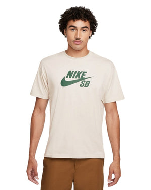 Nike SB Logo Skate Tee - Light Orewood Brown - CV7539 104 - 197600477445