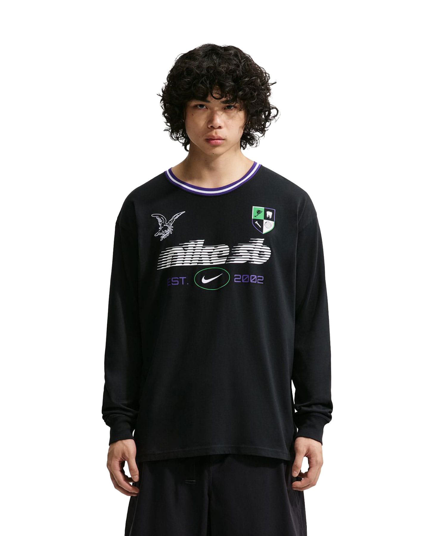 Nike SB Long Sleeve Skate Rugby Tee - Black - -