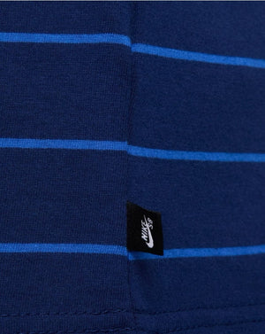 Nike SB M90 Striped Skate Tee - Blue Void - -