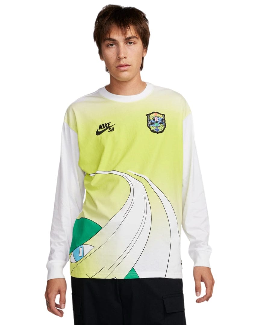 Nike SB Olympic Longsleeve Tee - White - HF0035 100 - 196977812583