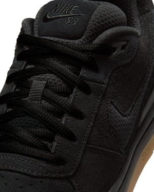 Nike SB Paul Rodriguez Zoom Air Low - Black / Black - Black -Gum Light Brown - -