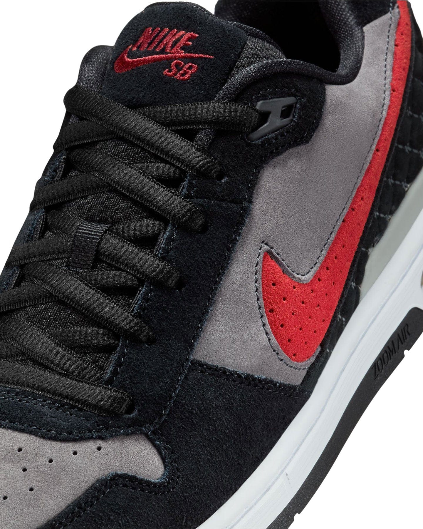 Nike SB Paul Rodriguez Zoom Air Low - Black / Varsity Red - Flint Grey - Black - -