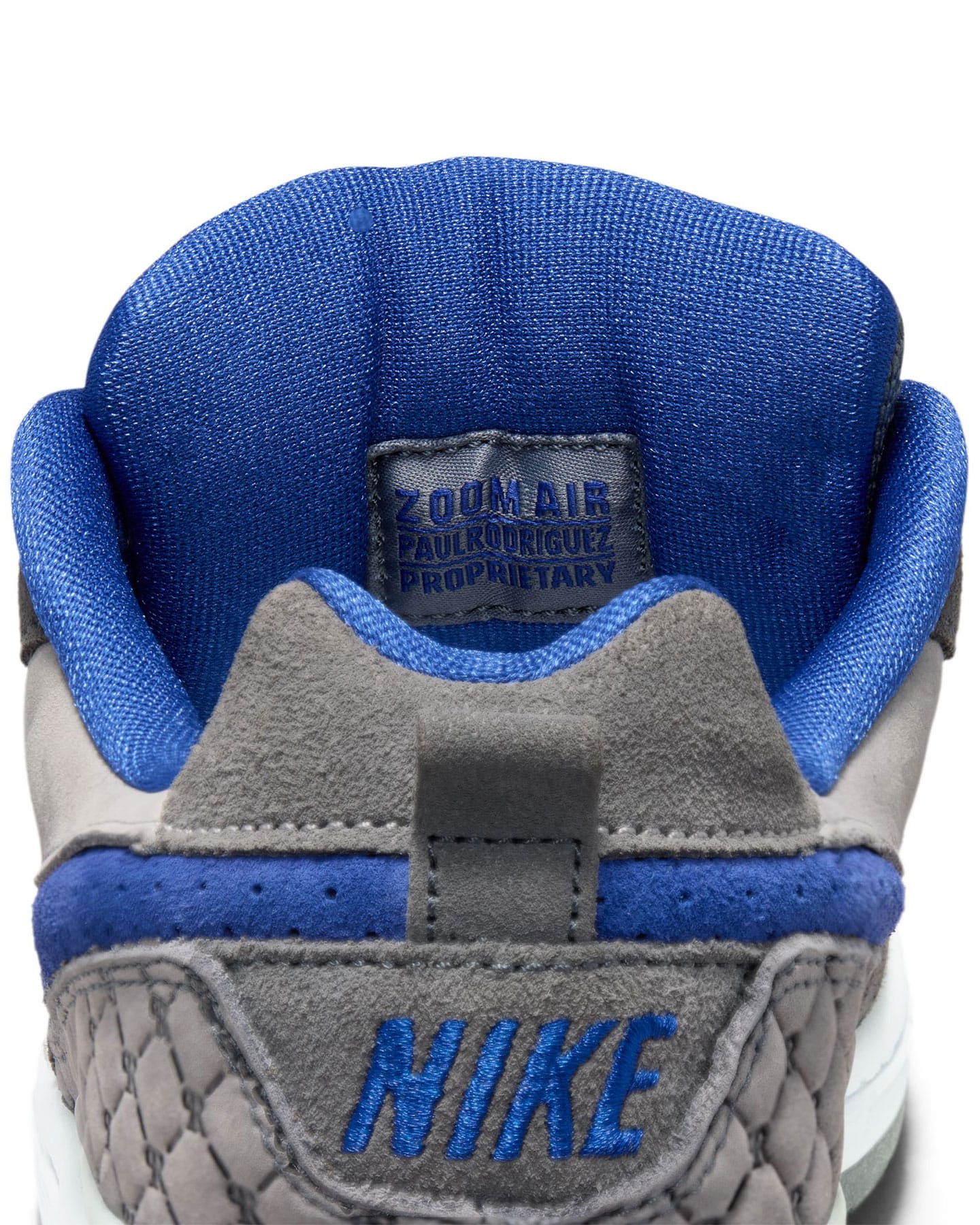 Nike SB Paul Rodriguez Zoom Air Low - Flint Grey / Deep Royal Blue - Flint Grey - -