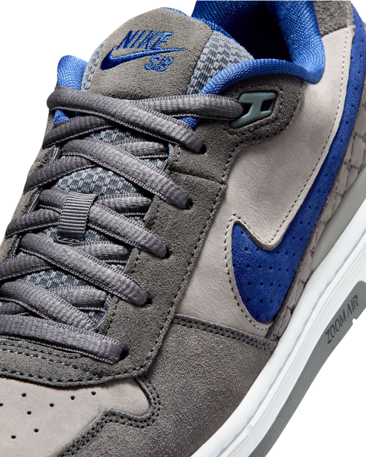 Nike SB Paul Rodriguez Zoom Air Low - Flint Grey / Deep Royal Blue - Flint Grey - -