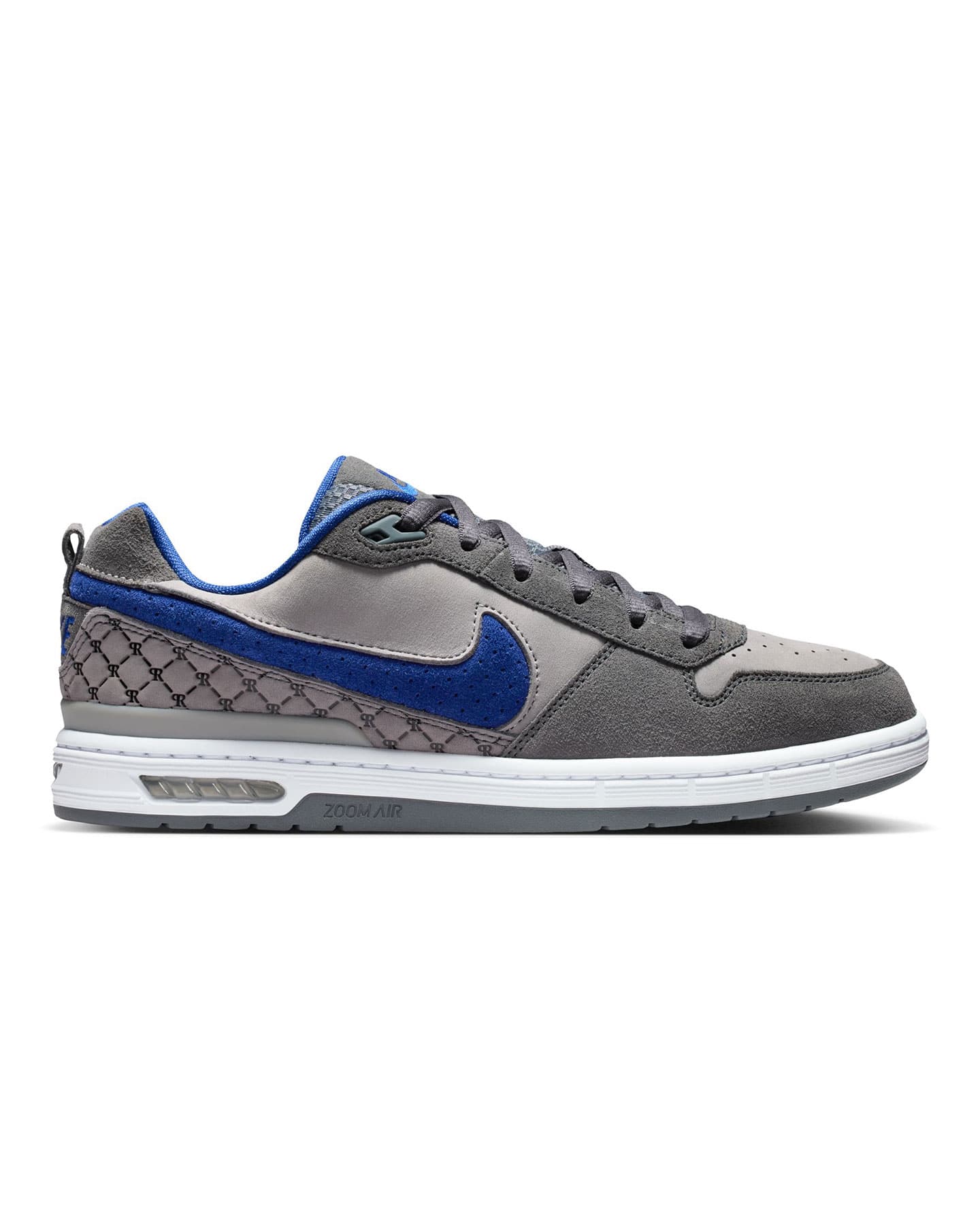 Nike SB Paul Rodriguez Zoom Air Low - Flint Grey / Deep Royal Blue - Flint Grey - -