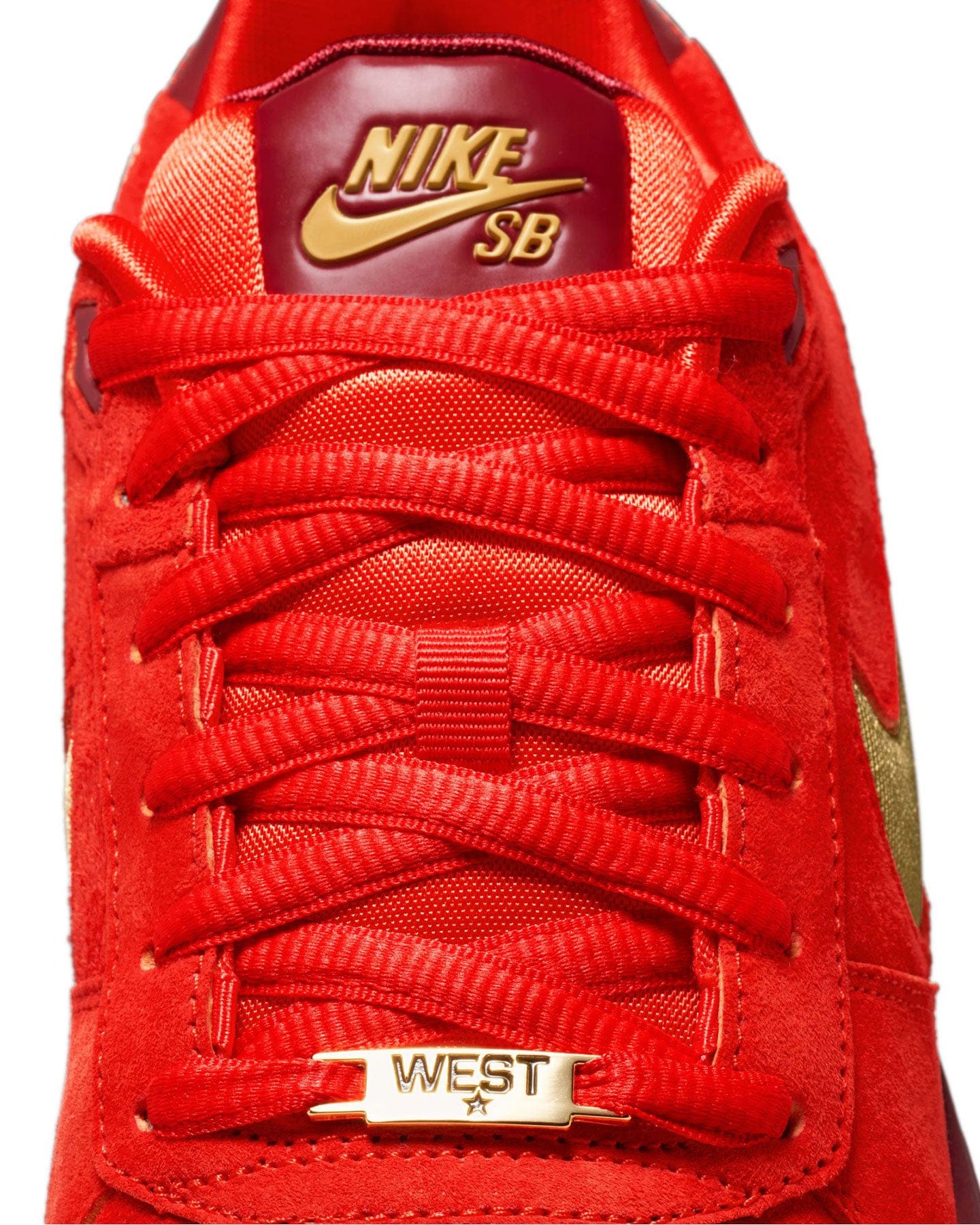 Nike SB Paul Rodriguez Zoom Air Low - Habanero Red / Club Gold - Team Red - -