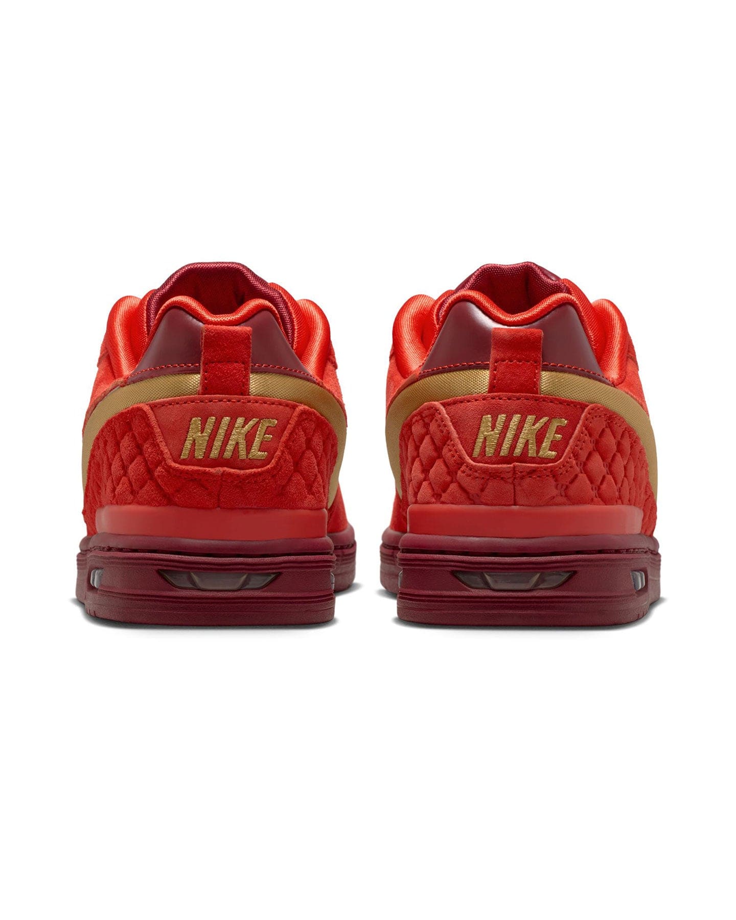Nike SB Paul Rodriguez Zoom Air Low - Habanero Red / Club Gold - Team Red - -
