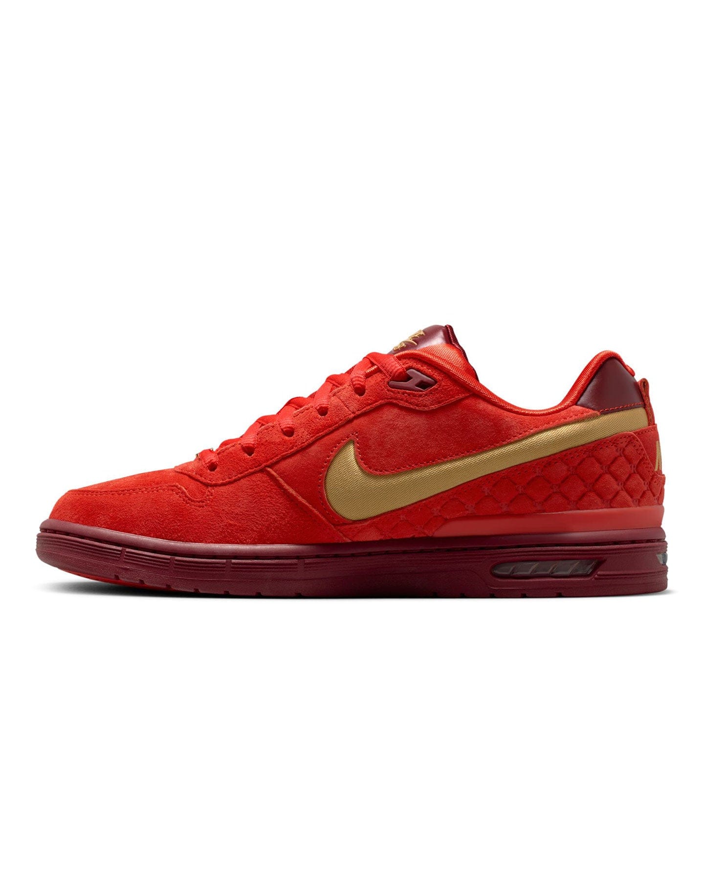 Nike SB Paul Rodriguez Zoom Air Low - Habanero Red / Club Gold - Team Red - -